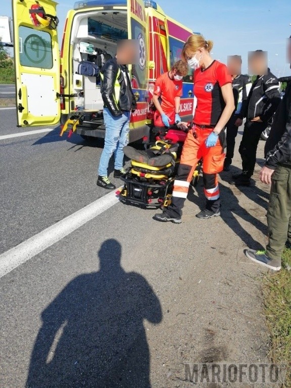 Wypadek na obwodnicy Opola.