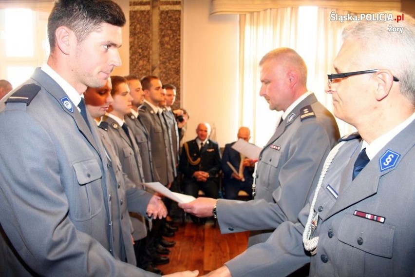 Żorscy policjanci odebrali awanse