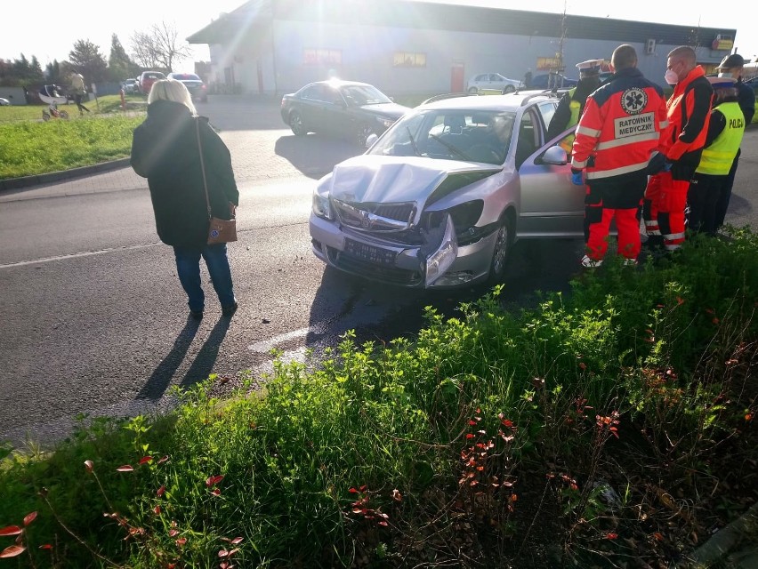 Wypadek na alei Solidarności w Opolu.