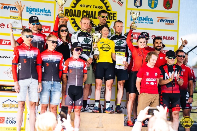 Agrochest Team na najwyższym stopniu podium najtrudniejszego wieloetapowego wyścigu dla kolarzy amatorów w Polsce, czyli Road Challenge Nowy Targ