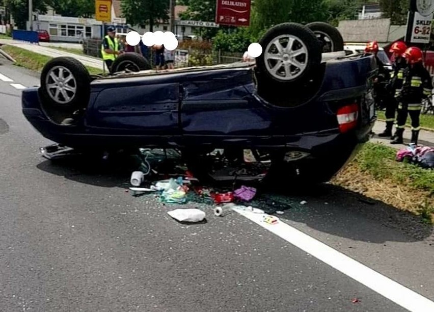 Wypadek w Michałowicach. Wśród rannych kilkumiesięczne dziecko