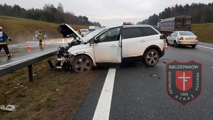Wypadek na autostradzie A4 między węzłem Brzesko a Tarnów,...