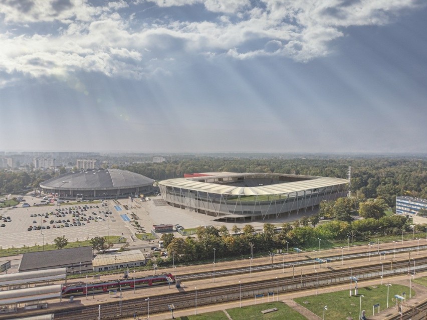 Budowa stadionu ŁKS. Pogoda sprzyja budowniczym. Słupy pod trybunami już za kilkanaście dni