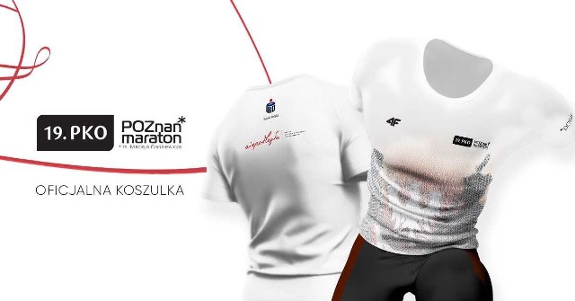 Tak prezentują się oficjalne koszulki najbliższego 19. PKO Poznań Maratonu