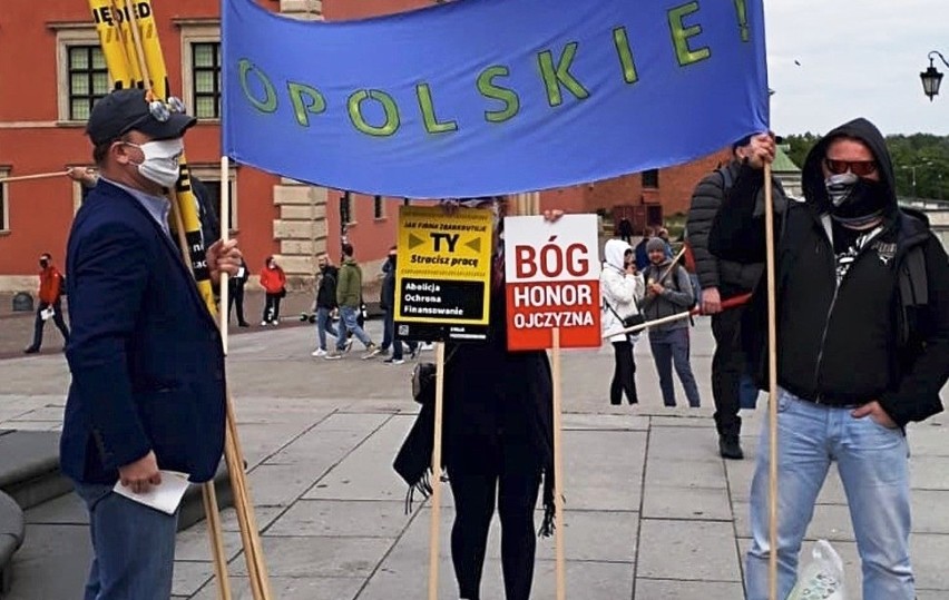 Opolanie pojechali w sobotę (16.05) na protest...