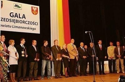 Przedsiębiorcy wyróżnieni podczas VI Gali Przedsiębiorczości w 2010 r.