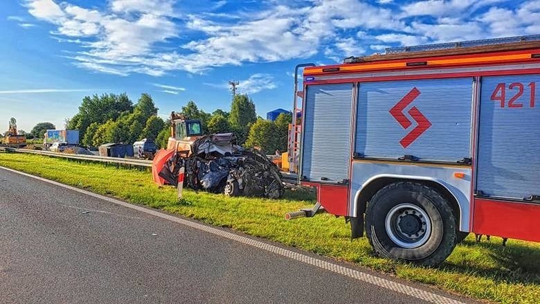 Śmiertelny wypadek na A4 w Chrzanowie