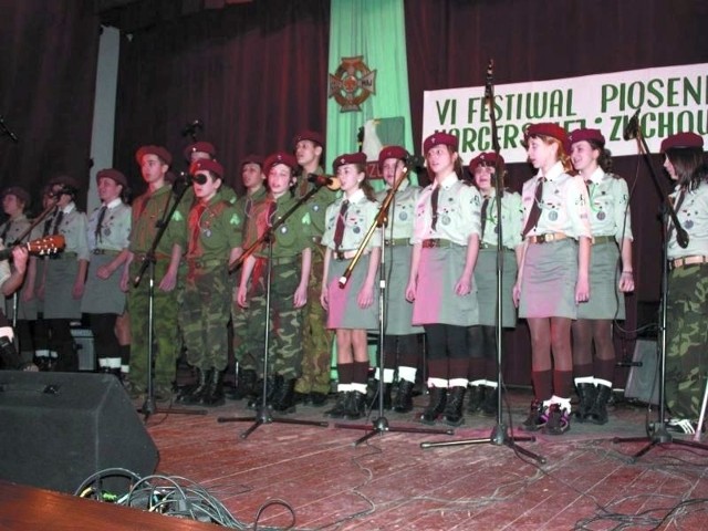 zaśpiewali na VI Festiwalu Piosenki Harcerskiej i Zuchowej w Sokółce