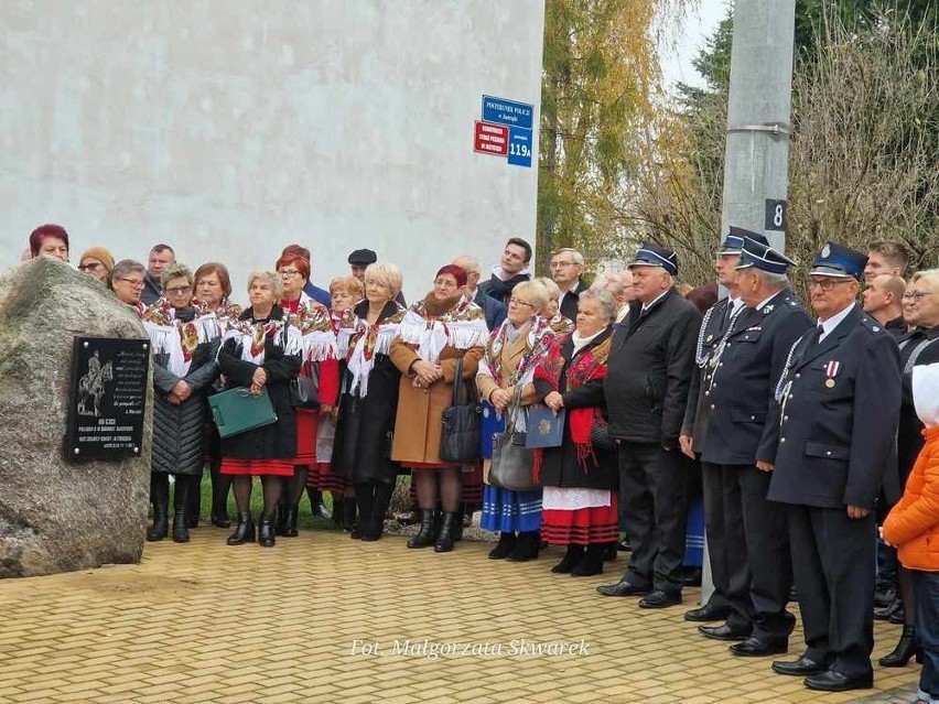 Mieszkańcy i władze gminy Jastrzębia upamiętnili odzyskanie...