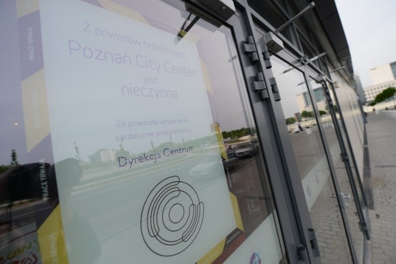 Poznań City Center: Kiedy otworzą galerię? Kontrola w środę