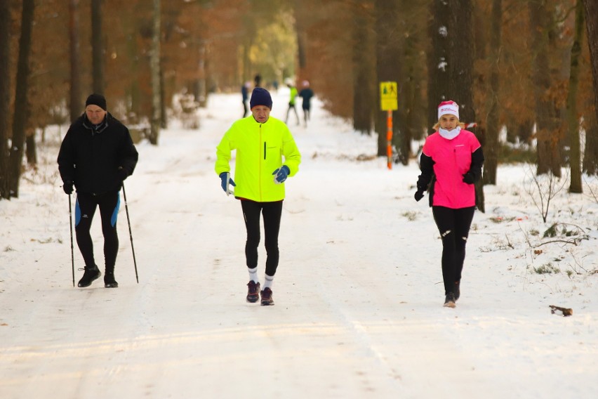 Parkrun Toruń - zobacz zdjęcia z sobotniego biegu w śniegu