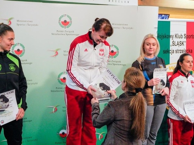 Agnieszka Nagay na najwyższym stopniu podium