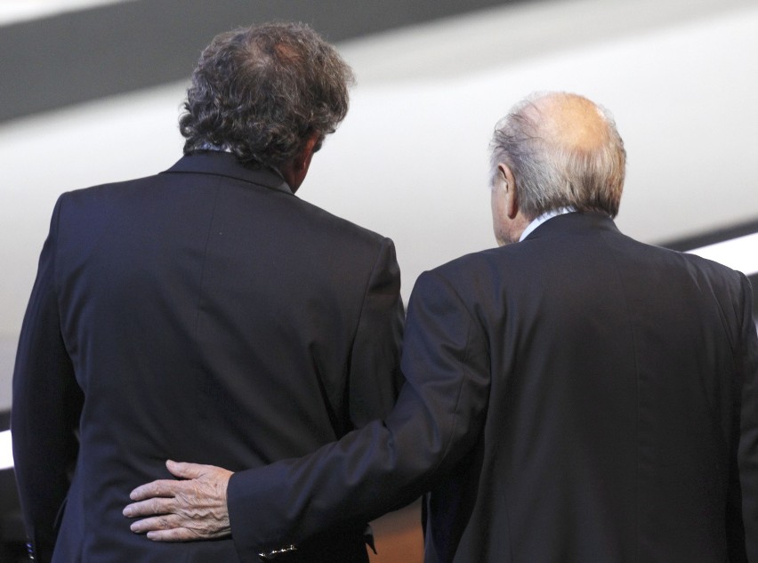 Sepp Blatter i Michel Platini