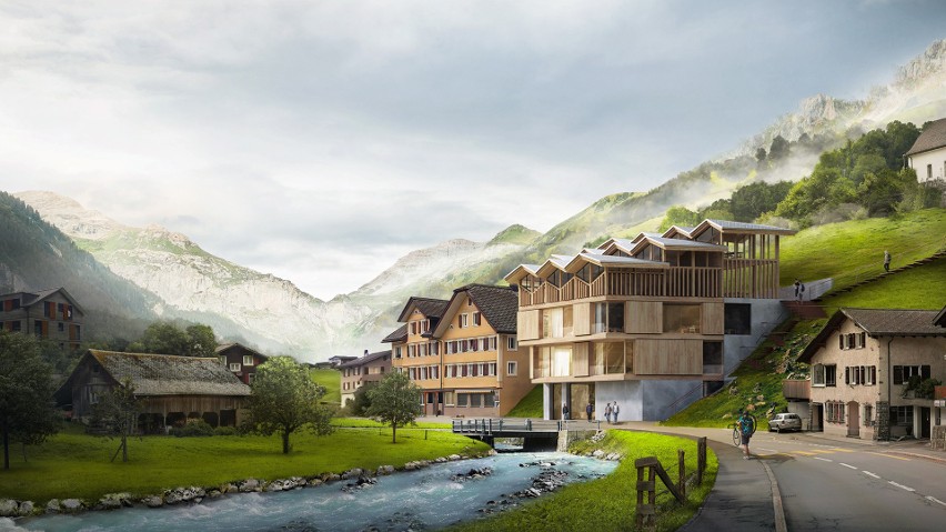 Dom Szwajcarski od BXB Studio