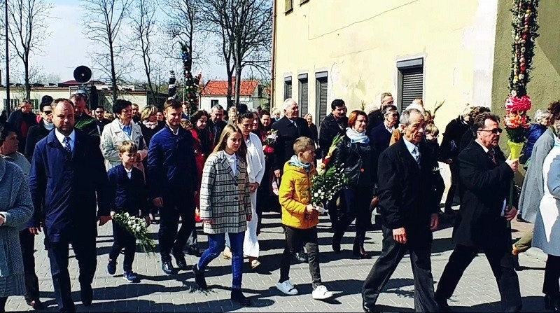 W Niedzielę Palmową, 14 kwietnia mieszkańcy Działoszyc...