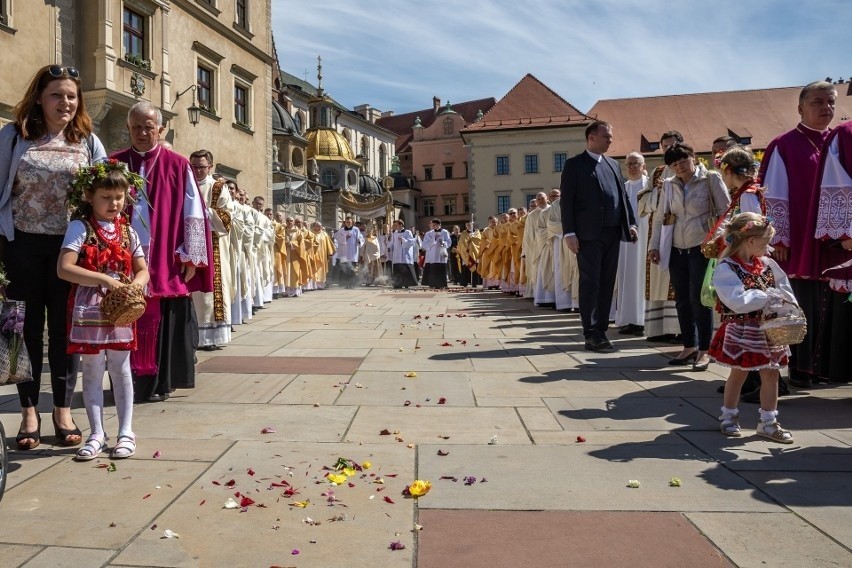 Tak wyglądały obchody Bożego Ciała rok temu w Krakowie