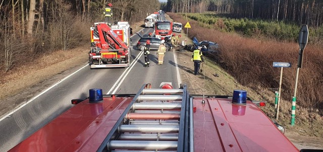 Wypadek w Libiążu spowodował dziś duże utrudnienia w ruchu