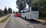 Śmiertelny wypadek w Bulowicach - pieszy został potrącony przez autobus