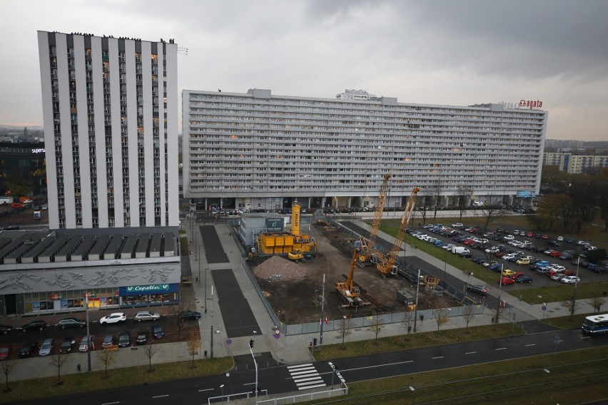 Budowa Hotelu Puro w Katowicach