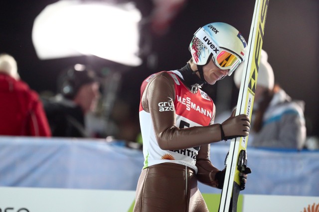 Kamil Stoch trzeci na półmetku mistrzostw świata w lotach