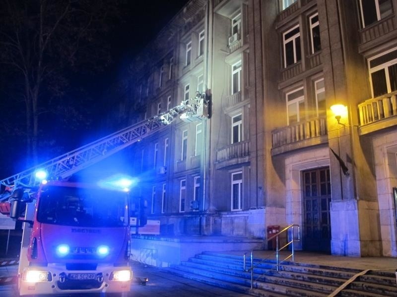 Kraków. Pożar na Uniwersytecie Jagiellońskim