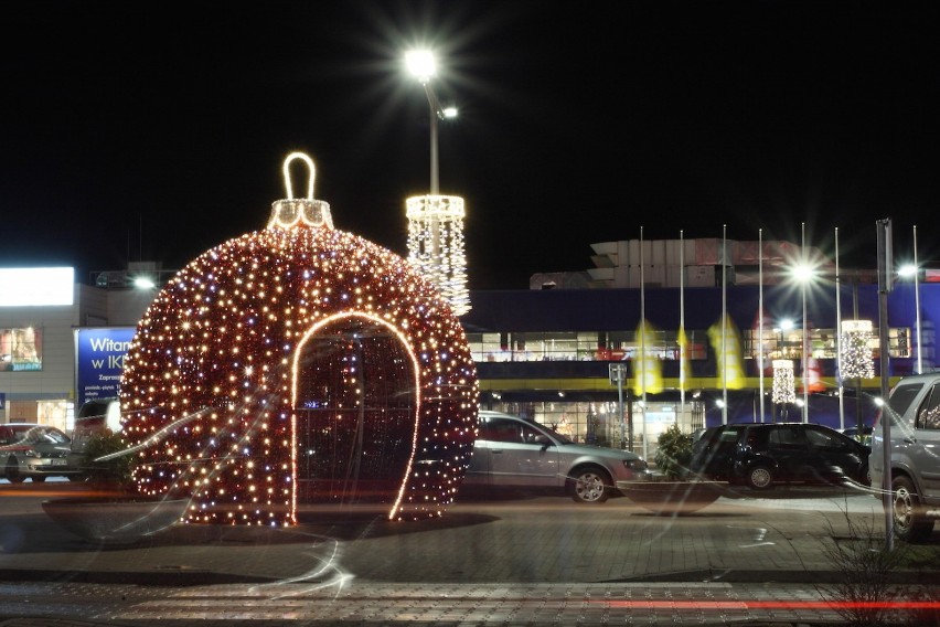 Najpiękniej oświetloną na święta galerią handlową w woj....