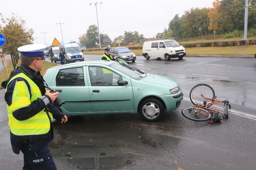 Do wypadku z udziałem rowerzysty doszło dziś w Toruniu