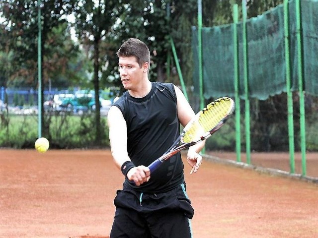 Jakub Odya też lubi grać w tenisa