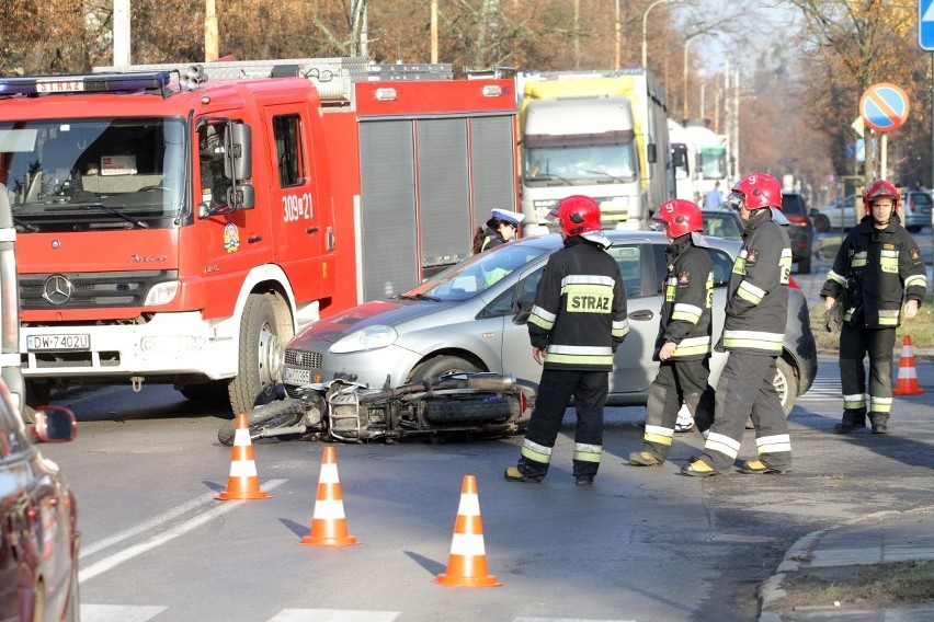 Wypadek na ul. Krzyckiej