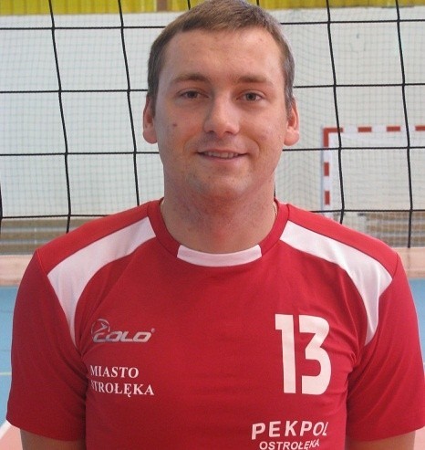 Damian Kaniowski rozegrał kolejny bardzo dobry mecz w barwach ostrołęckiego Pekpolu.