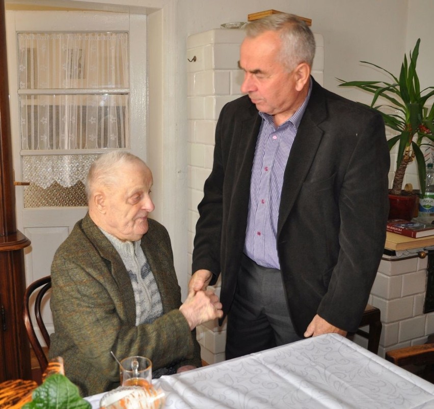 Odwiedzili długoletniego działacza Polskiego Stronnictwa Ludowego w dniu urodzin