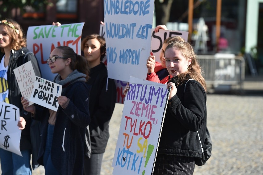 Młodzieżowy Strajk Klimatyczny w Lesznie. Protest Tysięcy...