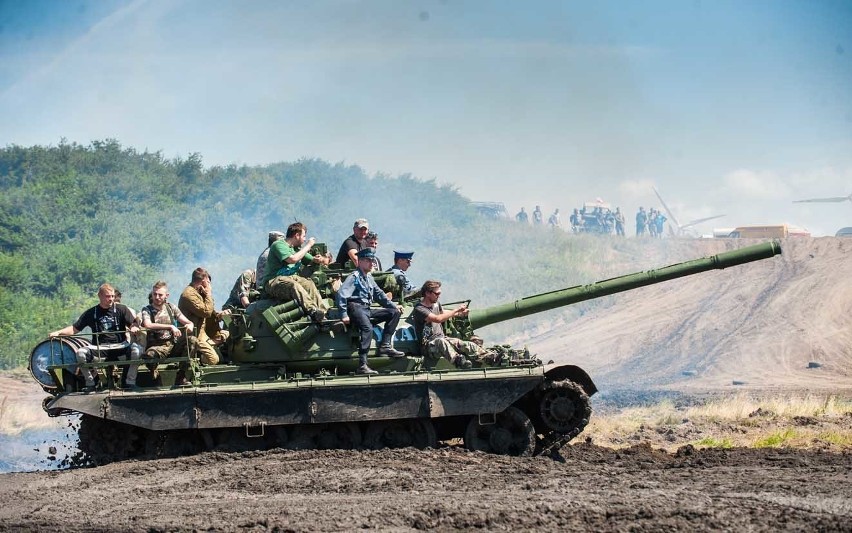 Czołg T-55 w Darłowie.