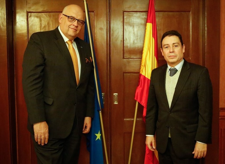 Ambasador Hiszpanii Francisco Javier Sanabria Valderrama z wizytą na Pomorzu [zdjęcia]