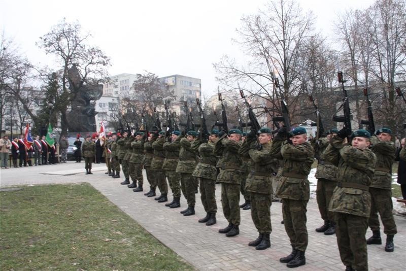 Dzien Zolnierzy Antykomunistycznego Podziemia na placu...