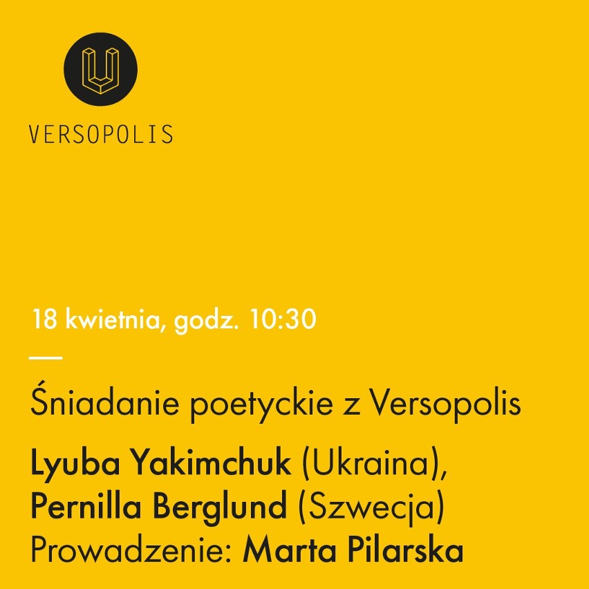 Versopolis w Gdańsku, czyli śniadanie z poezją z Szwecji i...