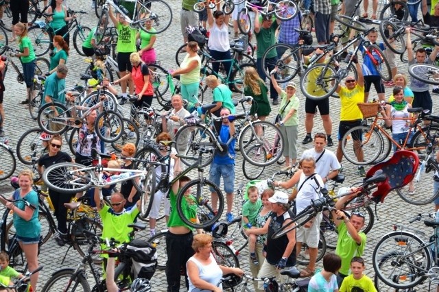 Rowerowa Masa Krytyczna w Raciborzu po raz siódmy