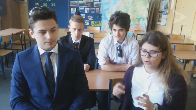 Egzamin gimnazjalny w SP 15 w Sosnowcu-Niwce 