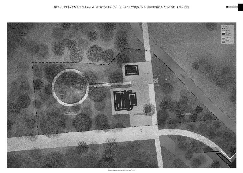 Wyłoniono koncepcję urbanistyczno-architektoniczną nowego cmentarza wojskowego Żołnierzy Wojska Polskiego na Westerplatte