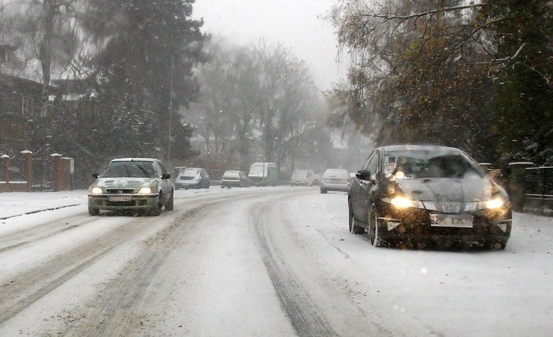 Śnieżyca w Szczecinie - 9 grudnia