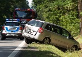 Wypadek w Repkach, na drodze wojewódzkiej nr 627. 9.08.2021. Zdjęcia