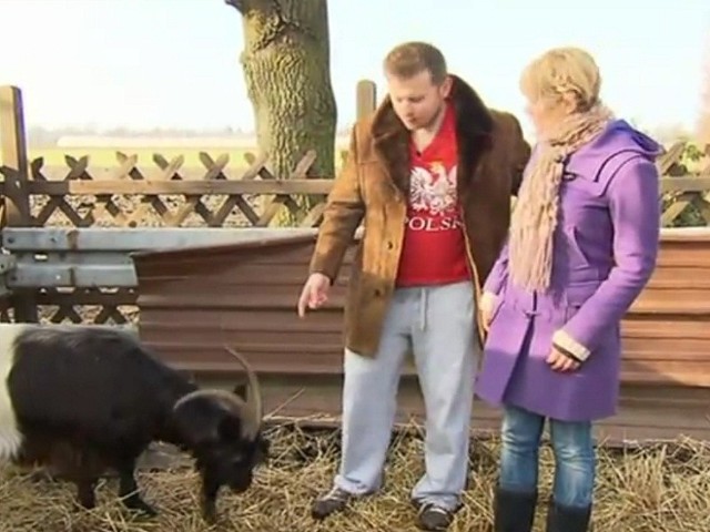 W rolę Polaka wcielił się słupszczanin Wojciech Oleszczak.