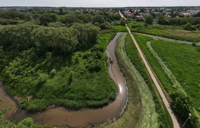 Przebudowa koryta rzeki Białej była realizowana w latach 2015-2016