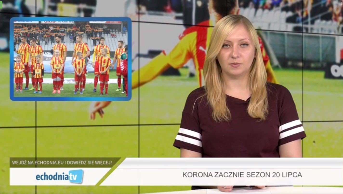 Wiadomości Sportowe Echa Dnia. Wiemy, jak zagra Korona Kielce | Echo