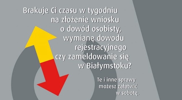 Otwarte Soboty w Departamencie Obsługi Mieszkańców