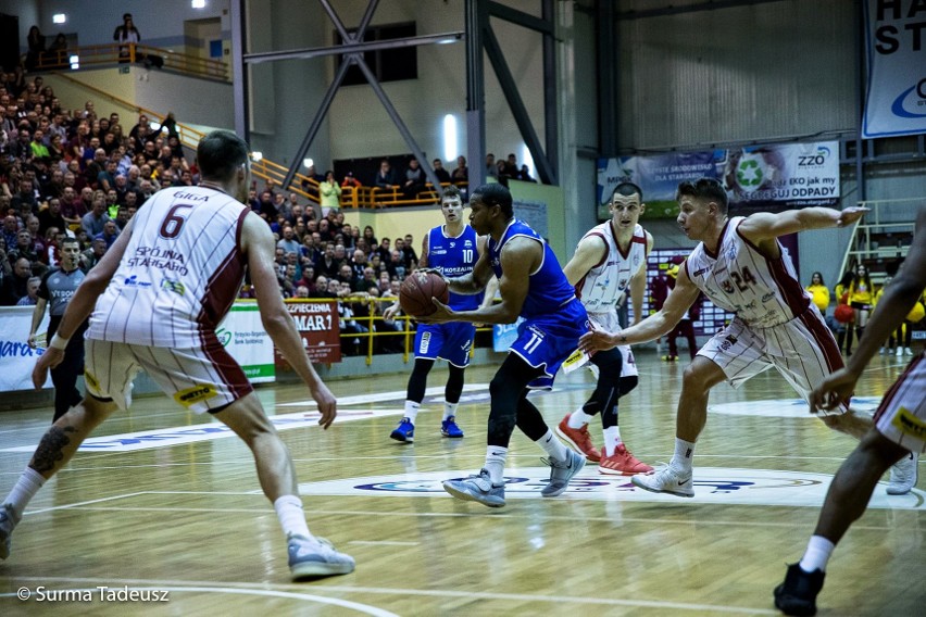 Spójnia Stargard - AZS Koszalin 76:73. Ważna wygrana w walce o utrzymanie!