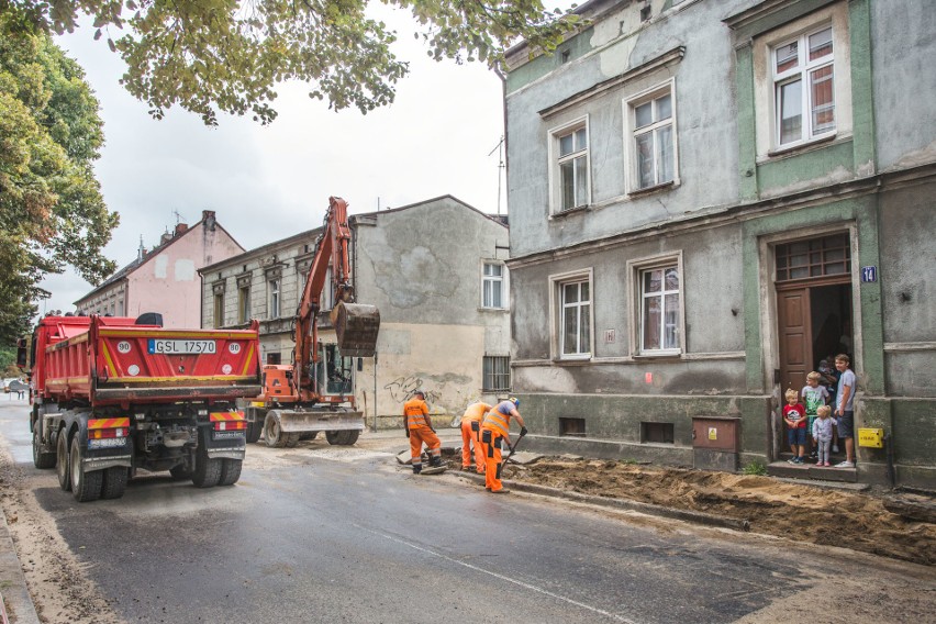 Rozpoczął się remont ulicy Jaracza w Słupsku
