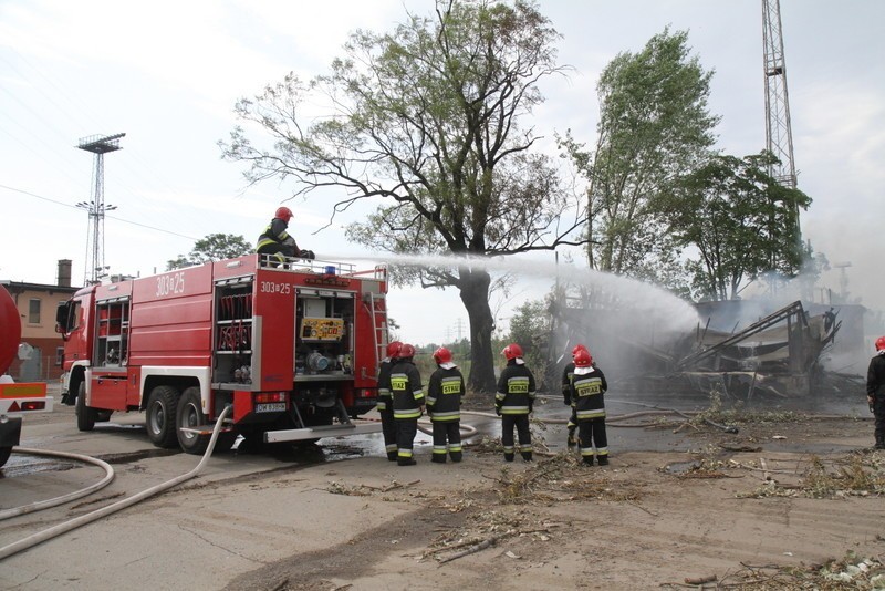 Pożar przy Krakowskiej, Wrocław, 25.07.2015