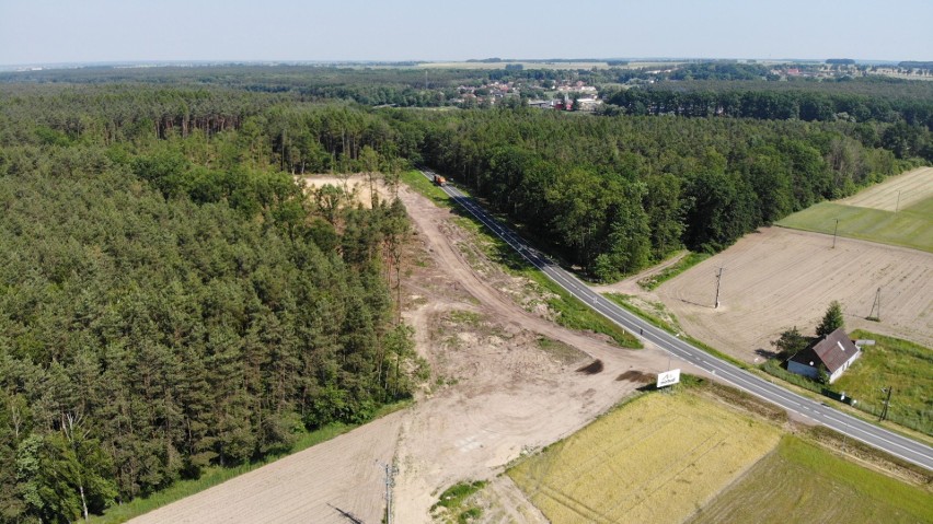 Tak powstaje obwodnica Olesna, która ma być częścią drogi...