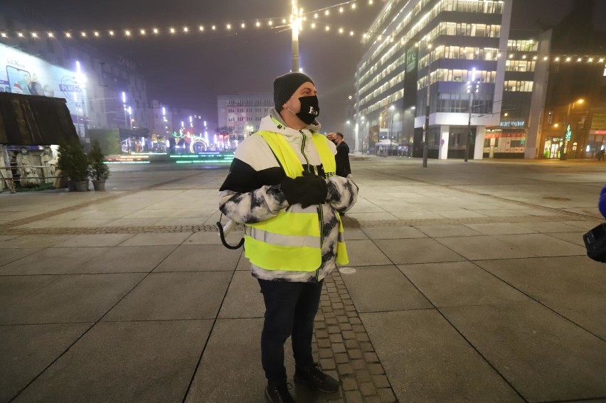 Protest pod hasłem "Inauguracja stanu wojennego" w...